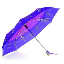 Print Polyester 3 Fold Open&Close Windproof Umbrella (YS-3FD22083507R)